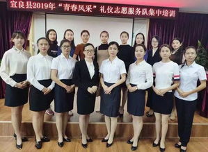宜良縣青春風采禮儀志愿服務隊 昆明市首個青年禮儀志愿服務隊的餐廳服務風采展示